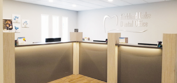 Reception at Kirkland Lake Dental Office