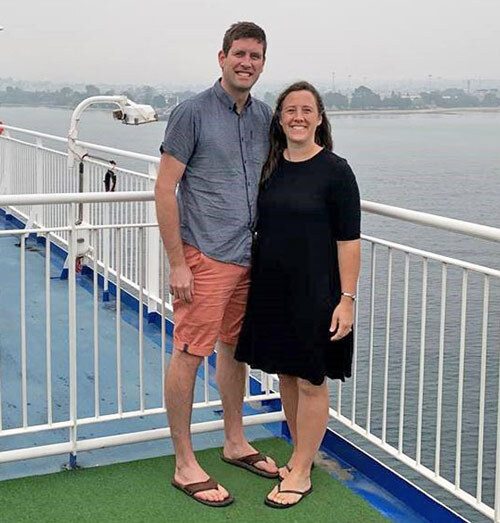 Dr. Justin Pratt and his wife